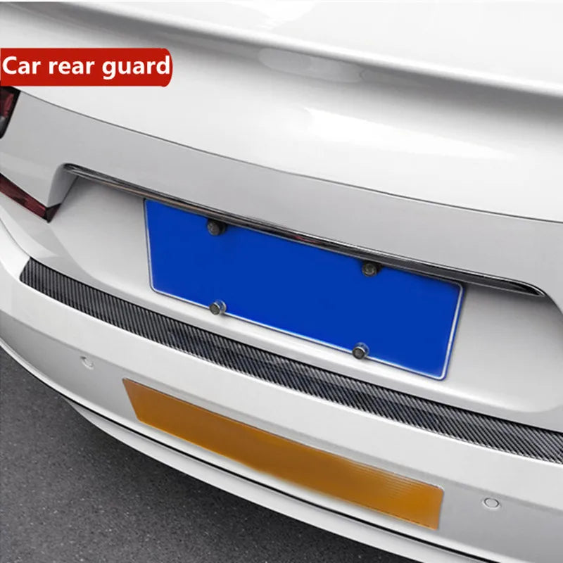 Nano Carbon Fiber Car Stickers DIY Paste Protector Strip Auto Door Sill Side Mirror anti Scratch Tape Waterproof Protection Film