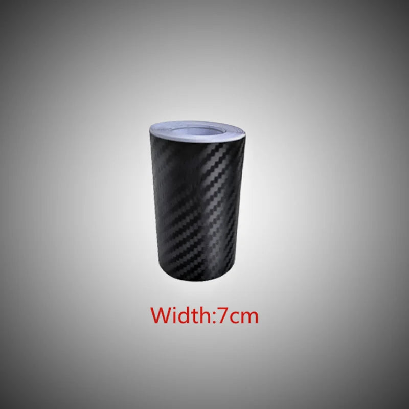 Nano Carbon Fiber Car Stickers DIY Paste Protector Strip Auto Door Sill Side Mirror anti Scratch Tape Waterproof Protection Film