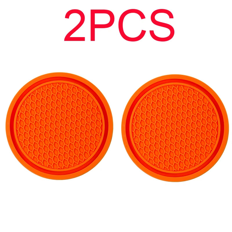 Car Non-Slip Water Cup Pad Rhinestone Decoration Auto Interior for Useful Things for Cars Car Duck Ornaments Interior