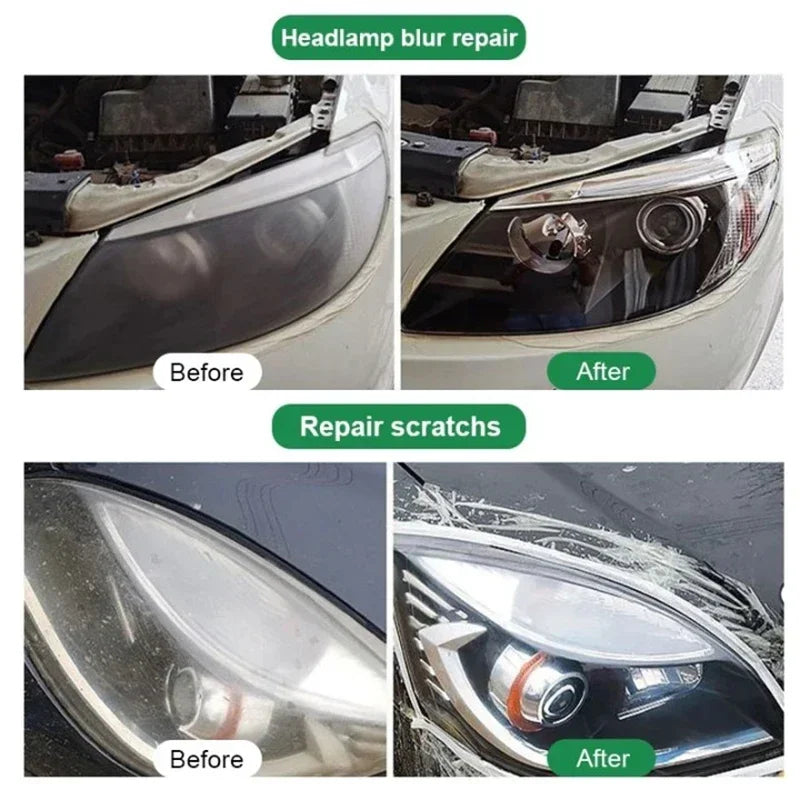 Headlight Repair Spray for Car Refurbishment Anti-Oxidation Coating Car Lamp Polishing Agent Scratch Restoration Dirt Clean