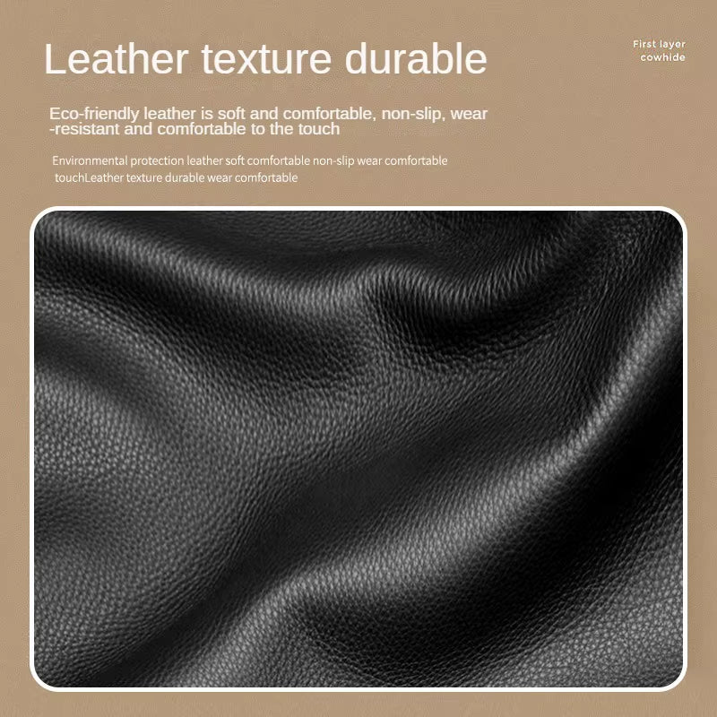High Quality Car Shift Handle Cover PU Leather Non-Slip Wear-Resistant Universal Car Automatic Gear Sheath Car Decoration