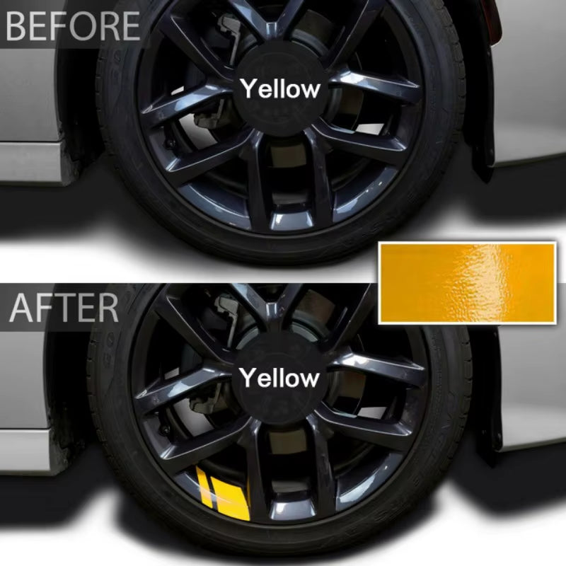6Pcs Car Sticker Reflective Wheel Hub Decals Resistant Cover Exterior Accessory Car Decor Car Stickers for Dodge Chrysler Jeep