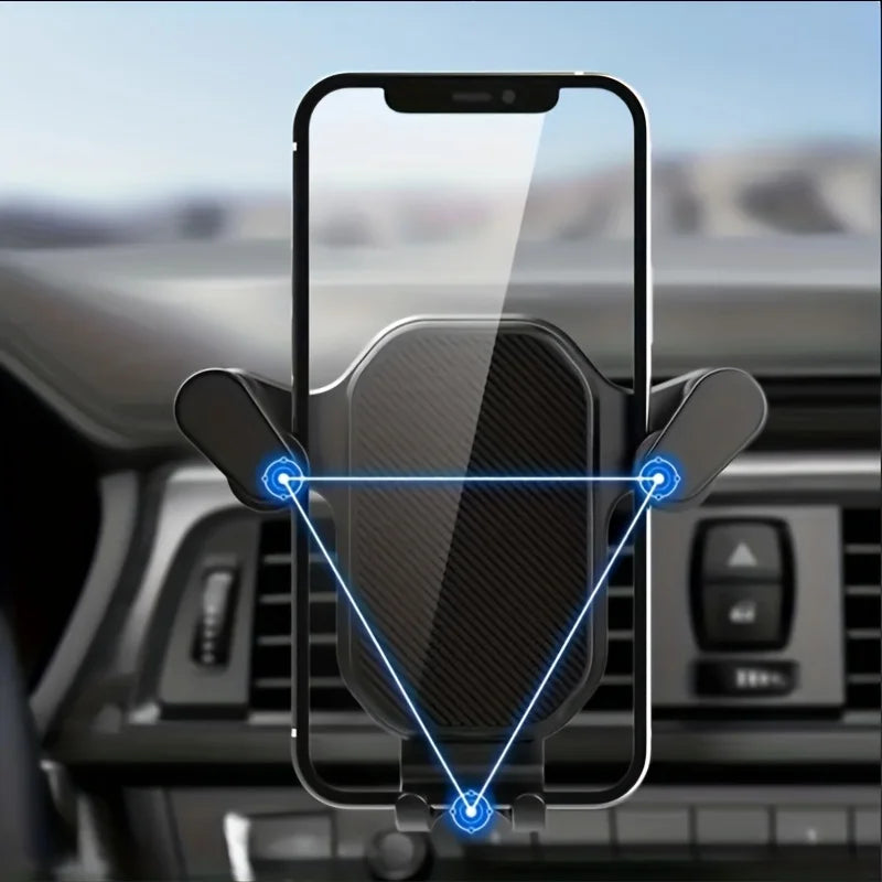 Car Phone Holder Car Air Vent Clip Mount Mobile Cell Stand Smartphone GPS Support for 4.7-6.7 Inch Mobile Devices