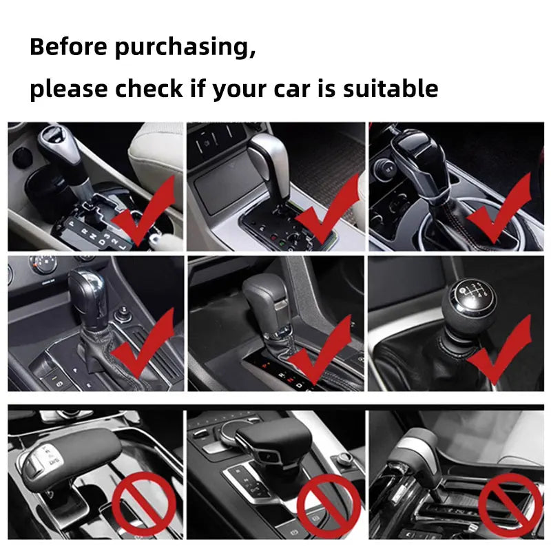 New Car Gear Shift Hoodie Cover Shift Cover Gear Handle Decoration Fits Manual Automatic Car Shift Lever Interior Decor Ornament