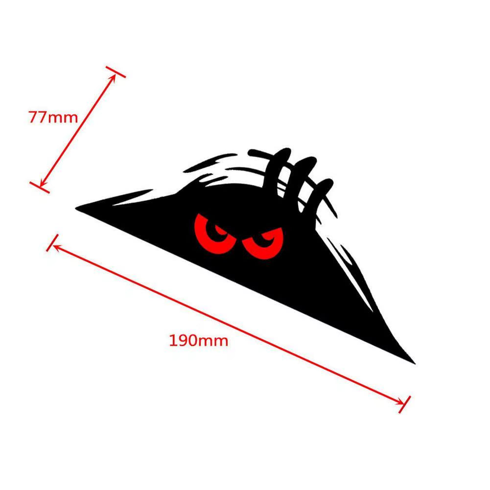 Peeping Door Slit Stickers Body Sticker Scratch Decal Reflective Sticker for Car Auto Headlight Decoration