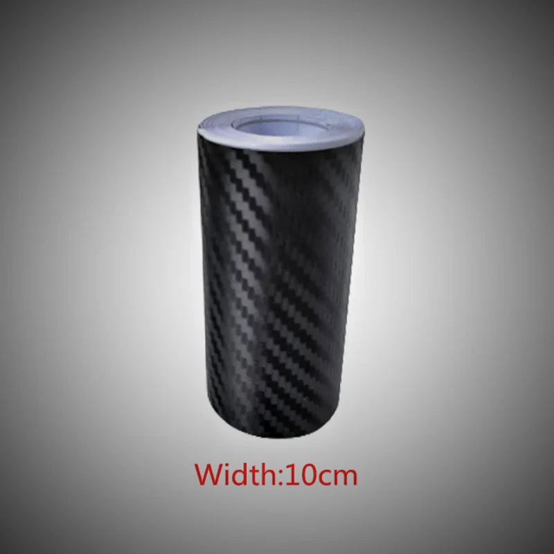 Nano Carbon Fiber Car Stickers DIY Paste Protector Strip Auto Door Sill Side Mirror anti Scratch Tape Waterproof Protection Film