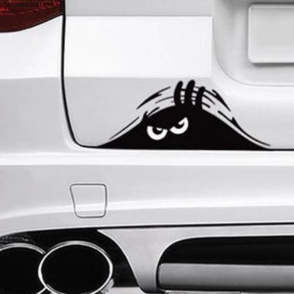 Peeping Door Slit Stickers Body Sticker Scratch Decal Reflective Sticker for Car Auto Headlight Decoration