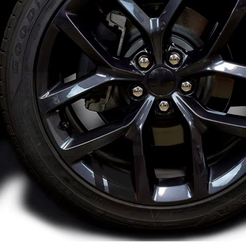 6Pcs Car Sticker Reflective Wheel Hub Decals Resistant Cover Exterior Accessory Car Decor Car Stickers for Dodge Chrysler Jeep