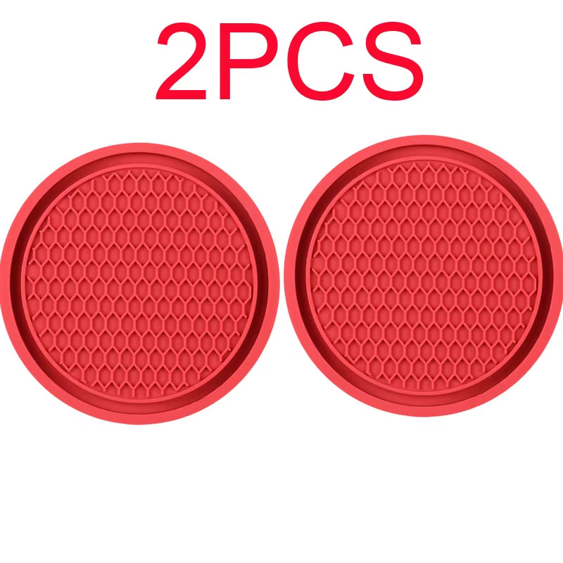 Car Non-Slip Water Cup Pad Rhinestone Decoration Auto Interior for Useful Things for Cars Car Duck Ornaments Interior