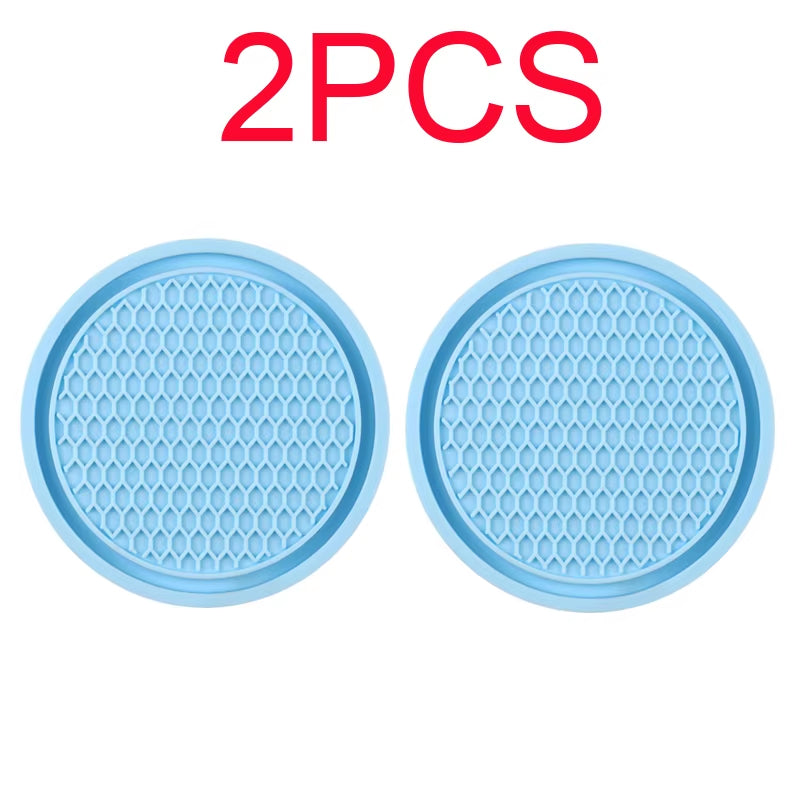 Car Non-Slip Water Cup Pad Rhinestone Decoration Auto Interior for Useful Things for Cars Car Duck Ornaments Interior