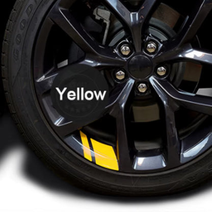 6Pcs Car Sticker Reflective Wheel Hub Decals Resistant Cover Exterior Accessory Car Decor Car Stickers for Dodge Chrysler Jeep