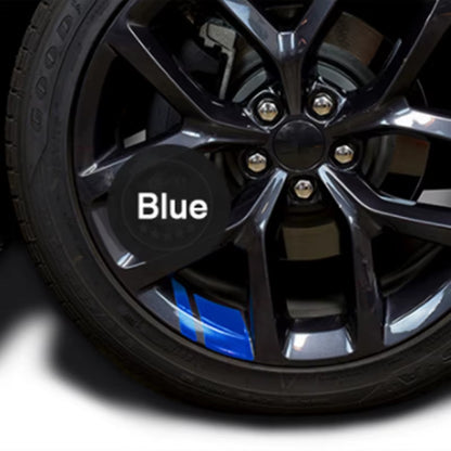 6Pcs Car Sticker Reflective Wheel Hub Decals Resistant Cover Exterior Accessory Car Decor Car Stickers for Dodge Chrysler Jeep