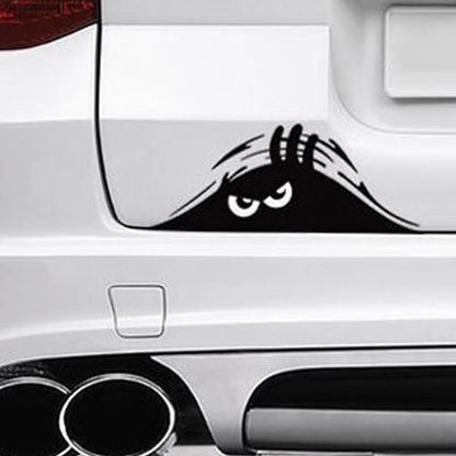 Peeping Door Slit Stickers Body Sticker Scratch Decal Reflective Sticker for Car Auto Headlight Decoration
